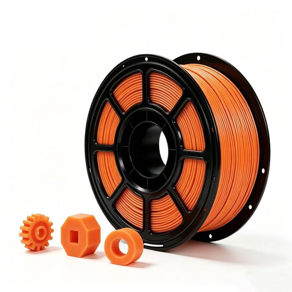 Lyrvant High Flow Orange PETG Filament 1.75mm (Model PETG-OR01-010) Fast Printing Speed Strong L