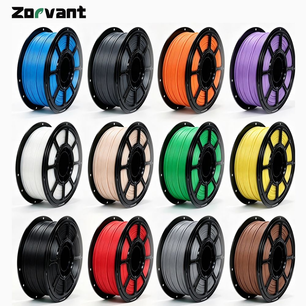 Matte PLA 3D Printer Filament 1.75mm 1KG Spool, Multiple Colors Available Low Odor Tangle Free f